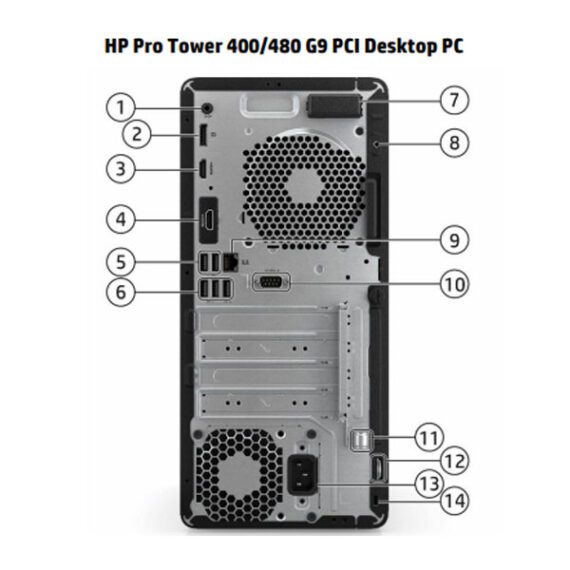 PC HP Prodesk 400 G9 MT 72L00PA (Core i5-12500/ Ram 8GB/ 512GB SSD/ Wifi/ Bluetooth/ Keyboard/ Mouse/ Windows 11 Home SL/ ĐEN)